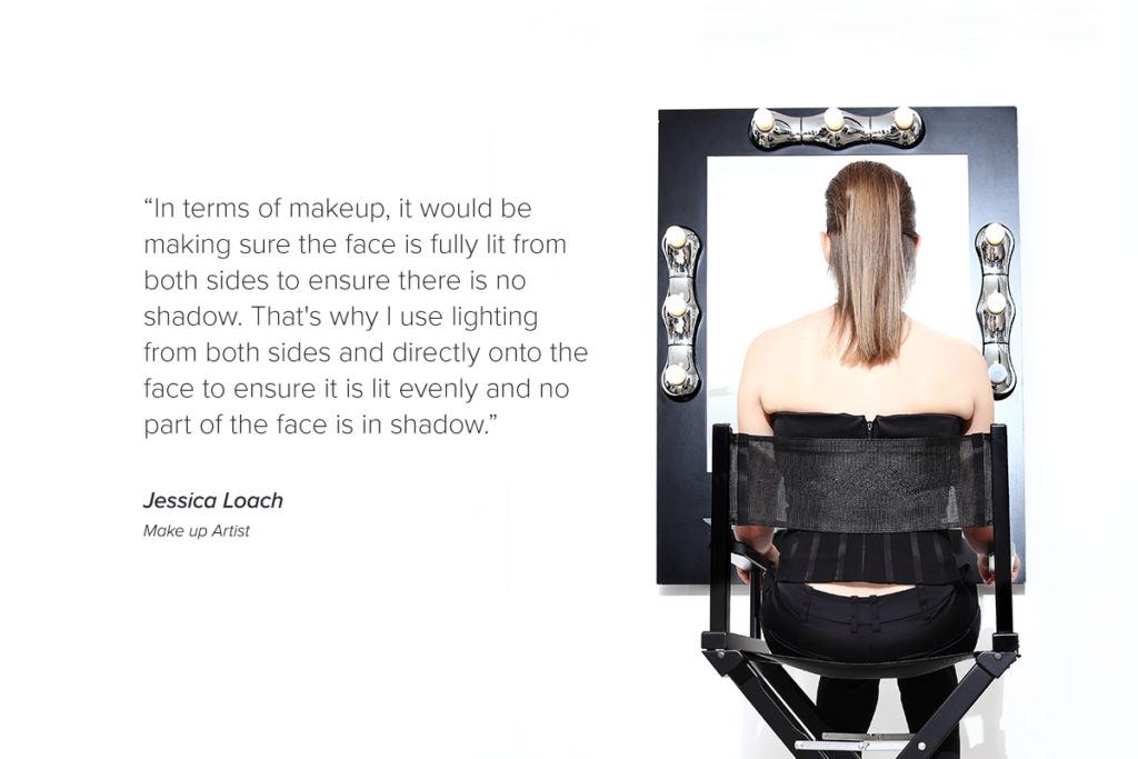 Make-up artist, Jessica Loach