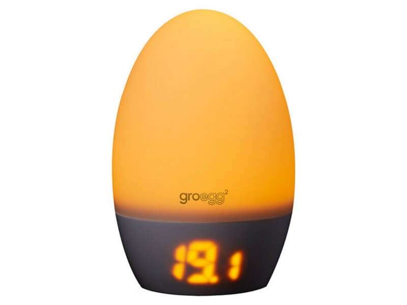 Gro Egg 2 unique colour changing room thermometer and nightlight