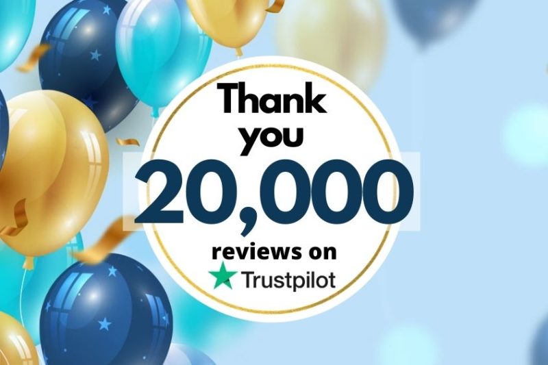 Lightbulbs-Direct has reached 20,000 reviews on Trustpilot. Thank you!