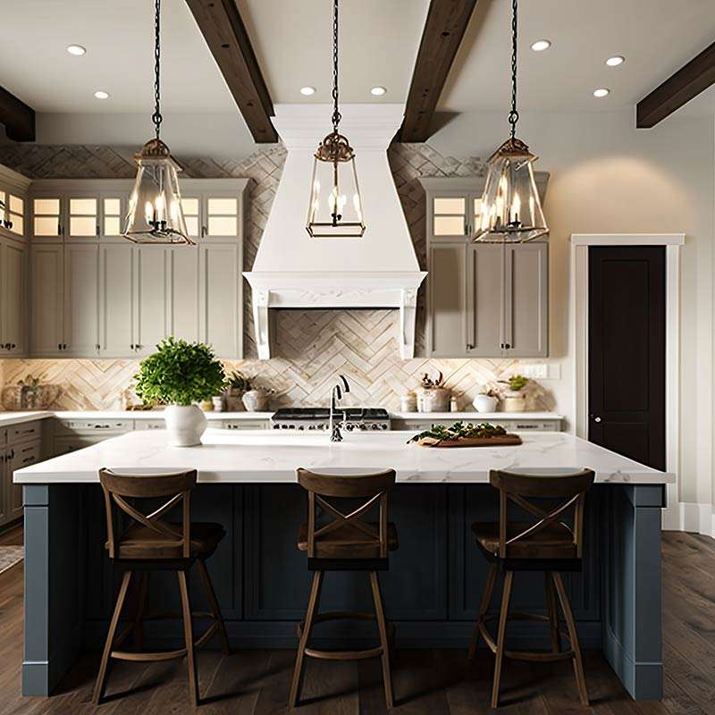 4000K cool white light used in modern kitchen