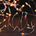 red and white led copper fairy lights