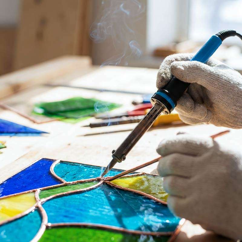 Crafting studio with daylight light