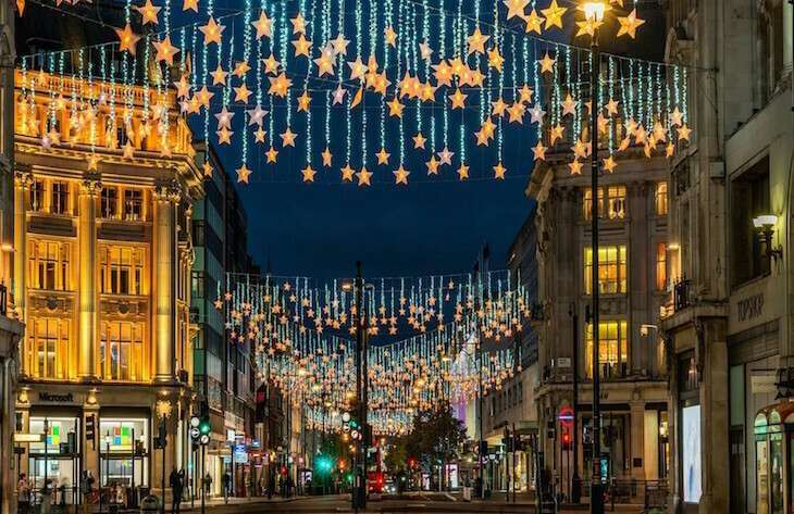 Christmas Light Switch Ons: Oxford Street Christmas lights